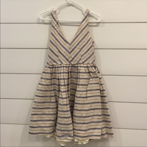 Jcrew Factory indigo stripe dress - Picture 2 of 3